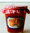 Nectarines met sinaasappelen jam