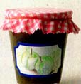 Reine-claudes met munt jam