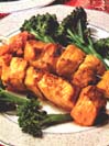 Kalfsbrochettes met broccoli