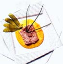 Zalm met mosterd