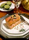 Feuilletées met gerookte zalm