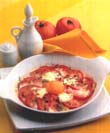 Tomaten met kaas en ei