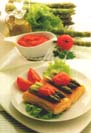 Feuilletées met asperges