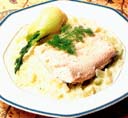 Gestoomde zalmfilets met venkel