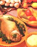 Goudbrasem met aïolisaus