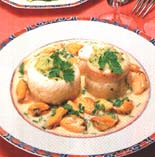 Tongrolletjes met mosselsaus